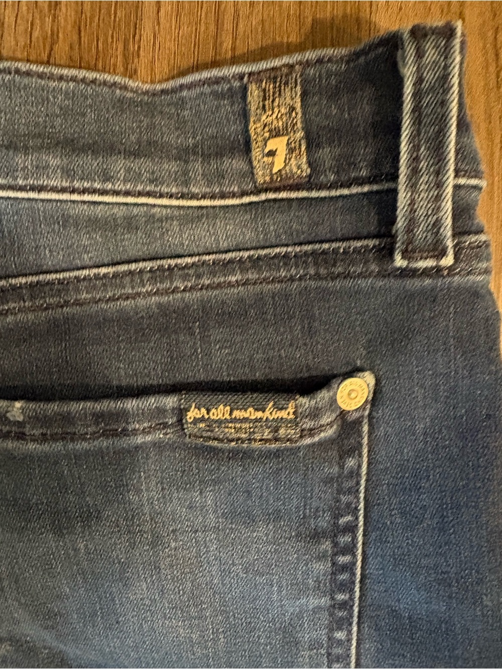 7 For All Mankind Women's Indigo Skinny Jeans
